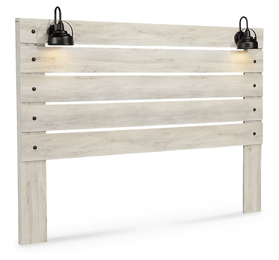 Cambeck Panel Headboard With Mirrored Dresser, Chest And Nightstand