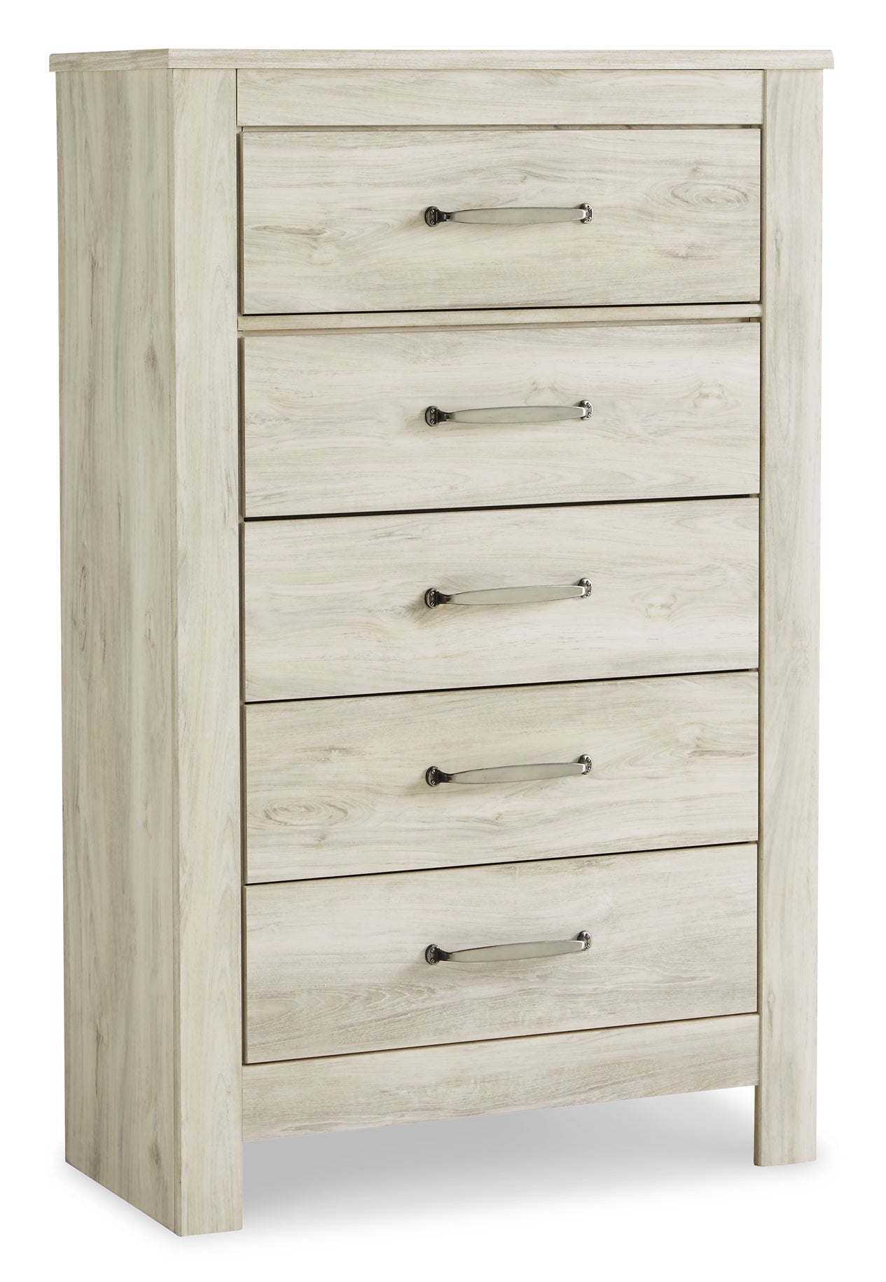 Bellaby Panel Headboard With Mirrored Dresser, Chest And 2 Nightstands