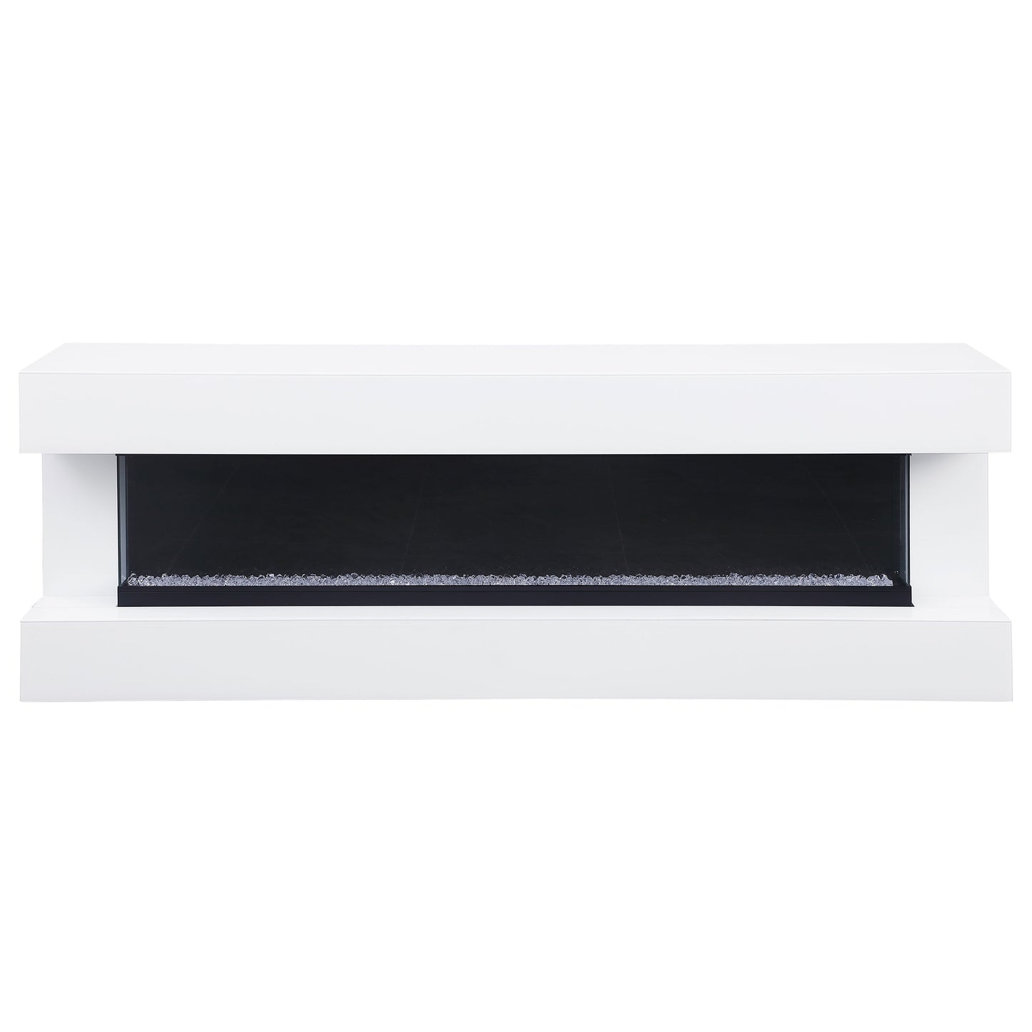 Vallerie 71-inch BT Speaker TV Stand Fireplace Console White