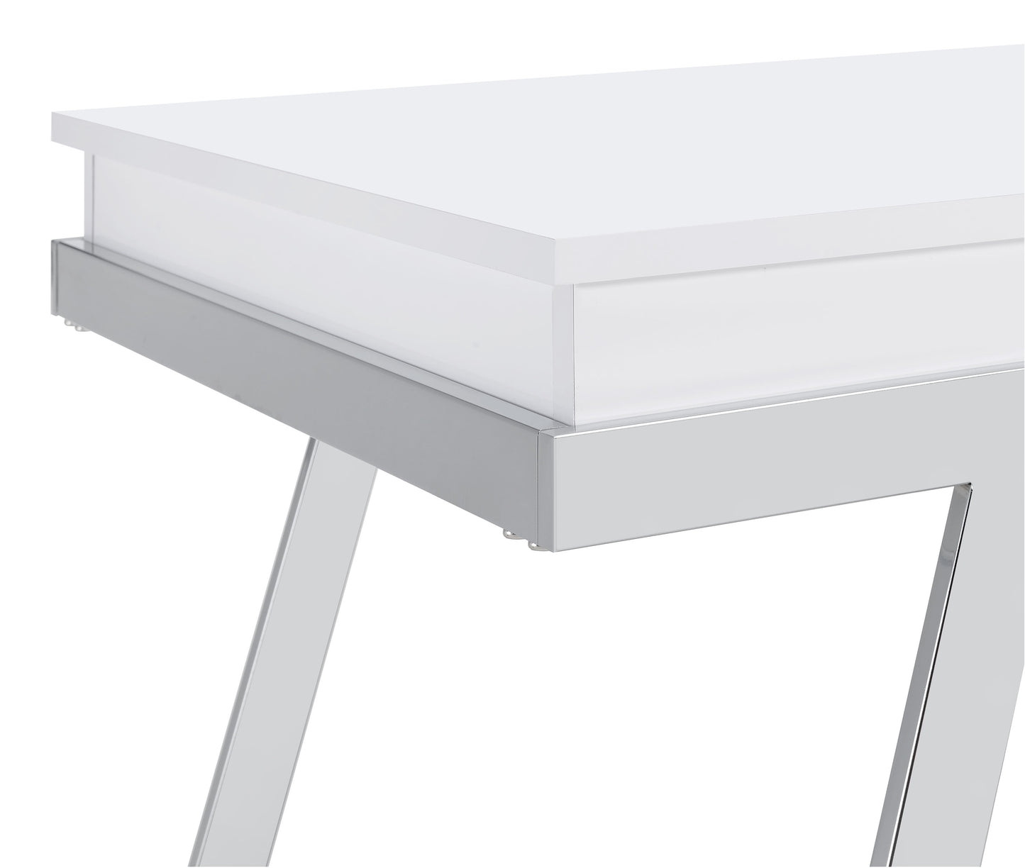 Marcia 2-piece Coffee and End Table Set White High Gloss