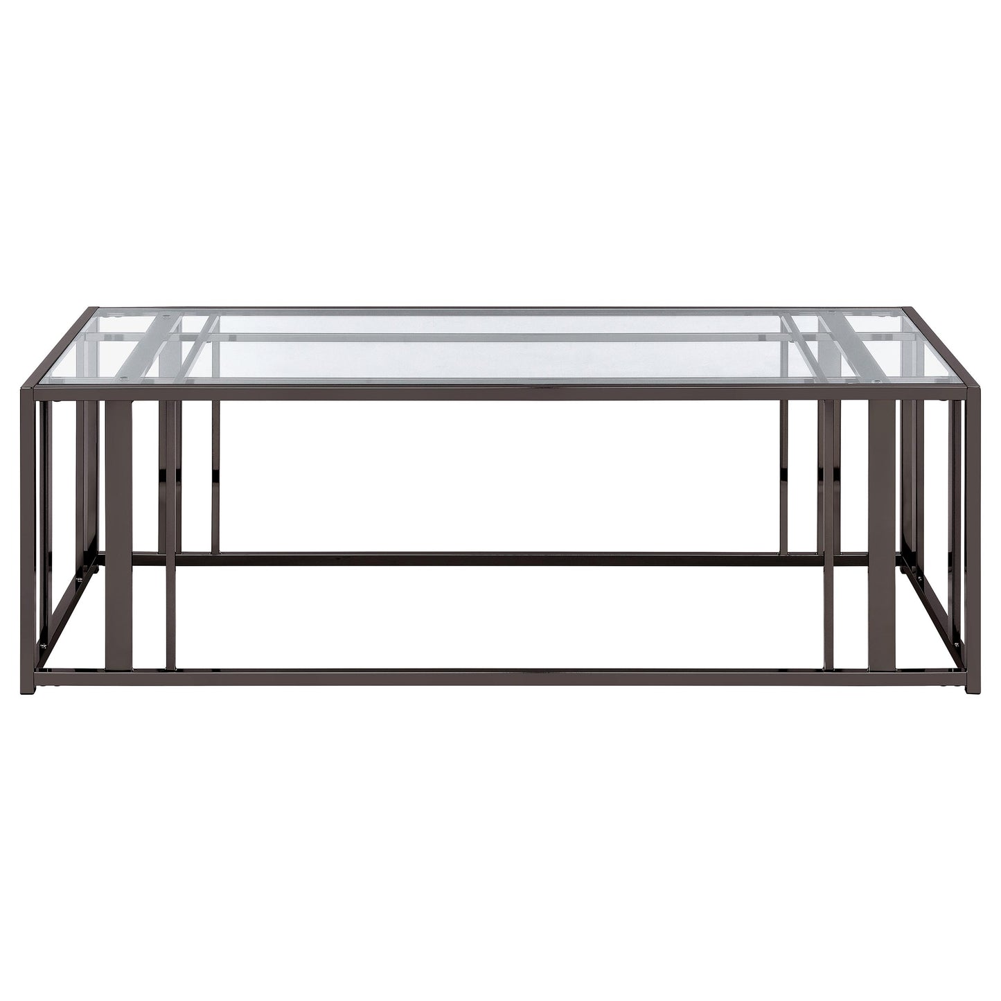 Adri 2-piece Coffee and End Table Set Black Nickel