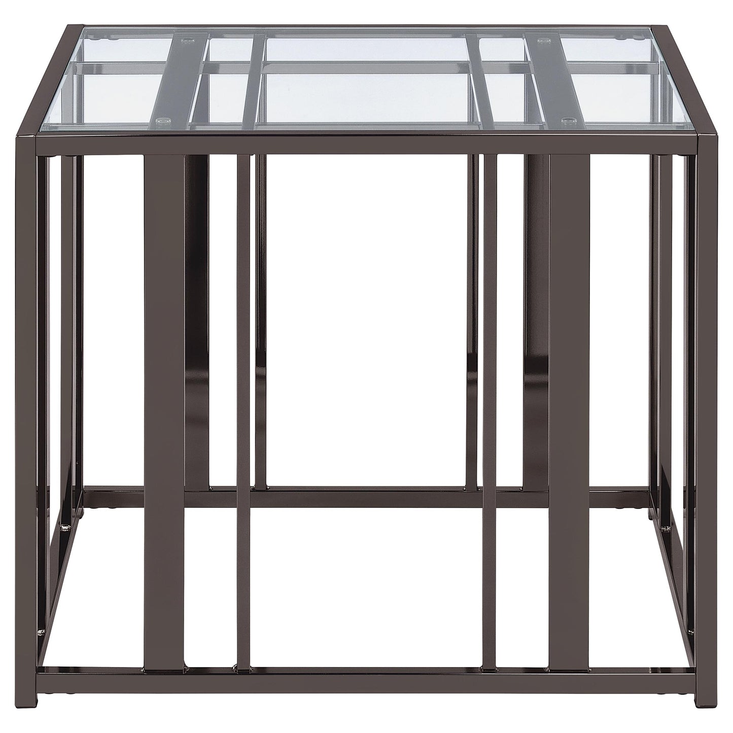 Adri 3-piece Coffee and End Table Set Black Nickel