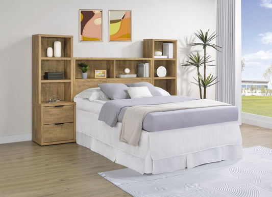 Westpark 3-piece Full Bedroom Set Bookcase Headboard Mango