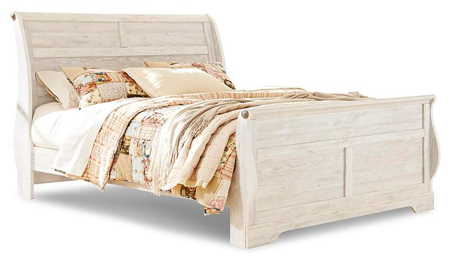 Willowton Sleigh Bed