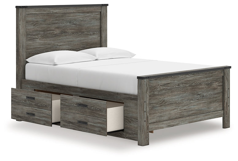 Frandern Full Panel Bed with Storage