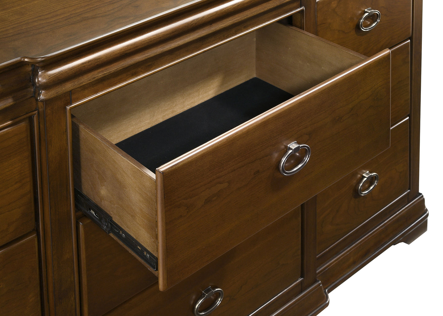 Garland 11-drawer Bedroom Dresser with Mirror Brown Cherry