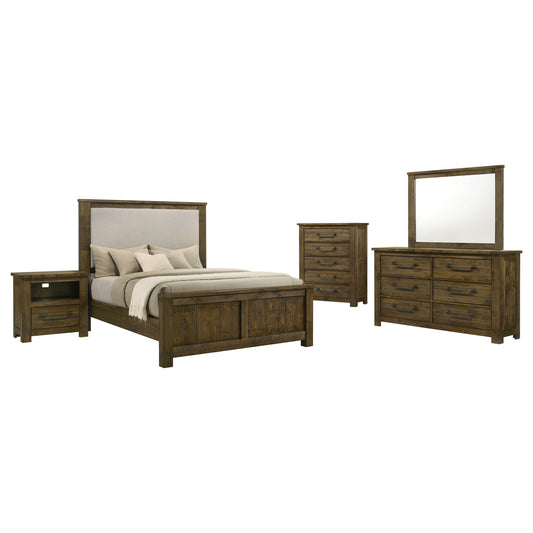 Doherty 5-piece California King Bedroom Set Rustic Brown
