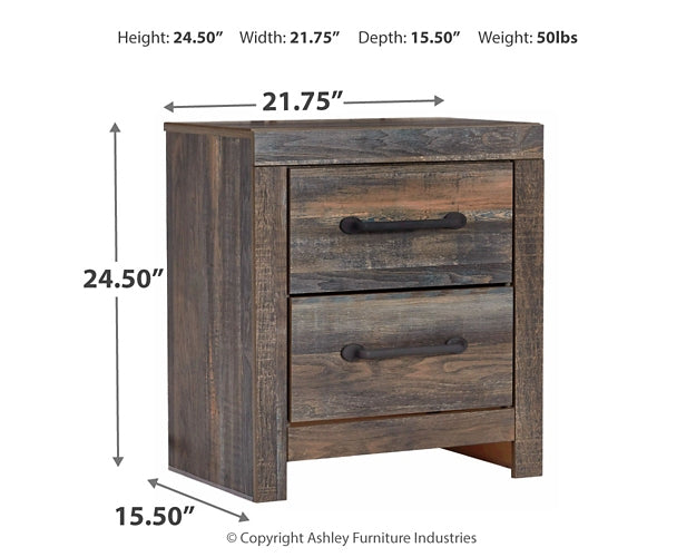 Drystan King Panel Bookcase Bed with Mirrored Dresser