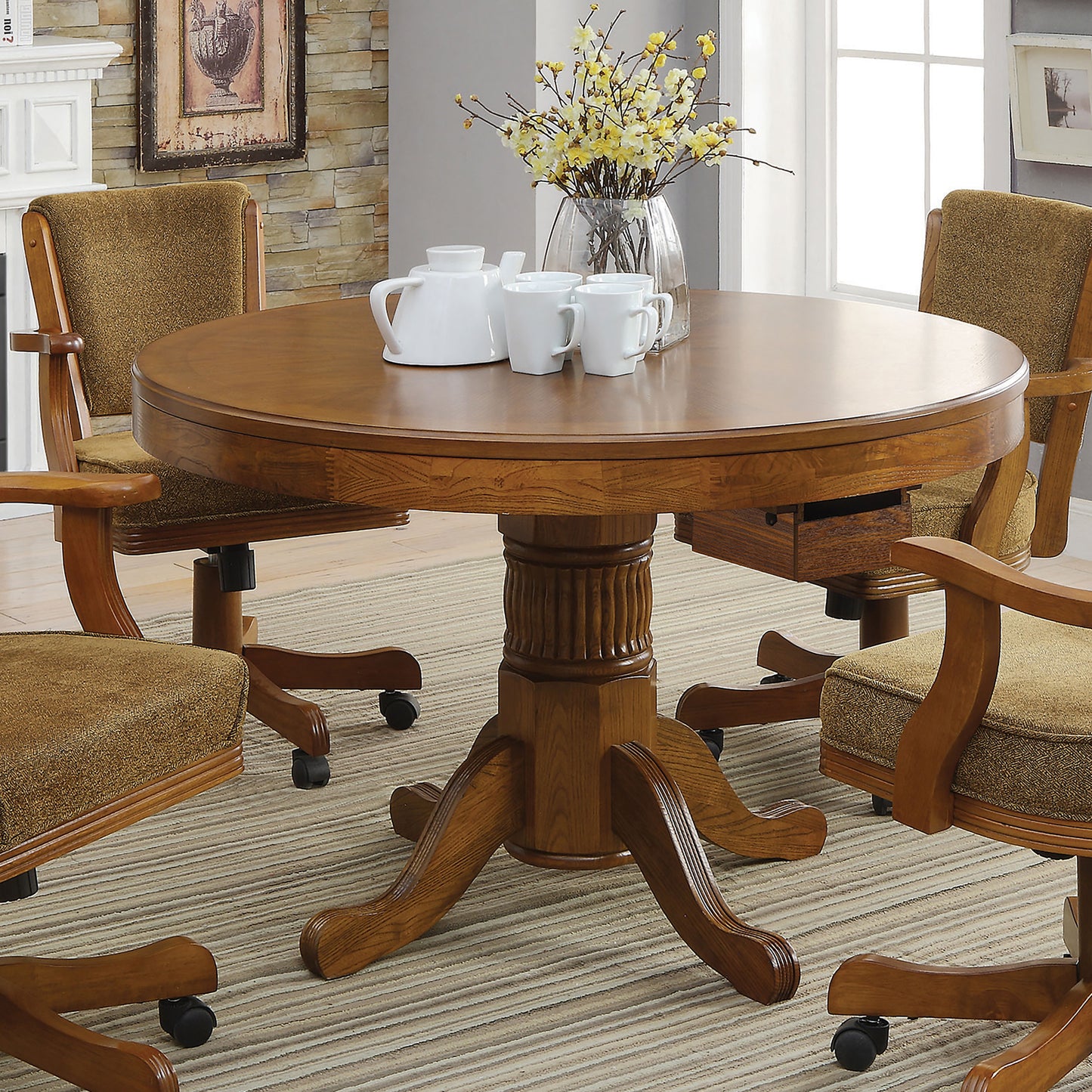 Mitchell 3-in-1 Game Table Amber