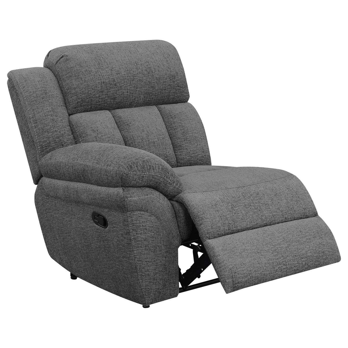 Bahrain 5-piece Upholstered Home Theater Seating Charcoal