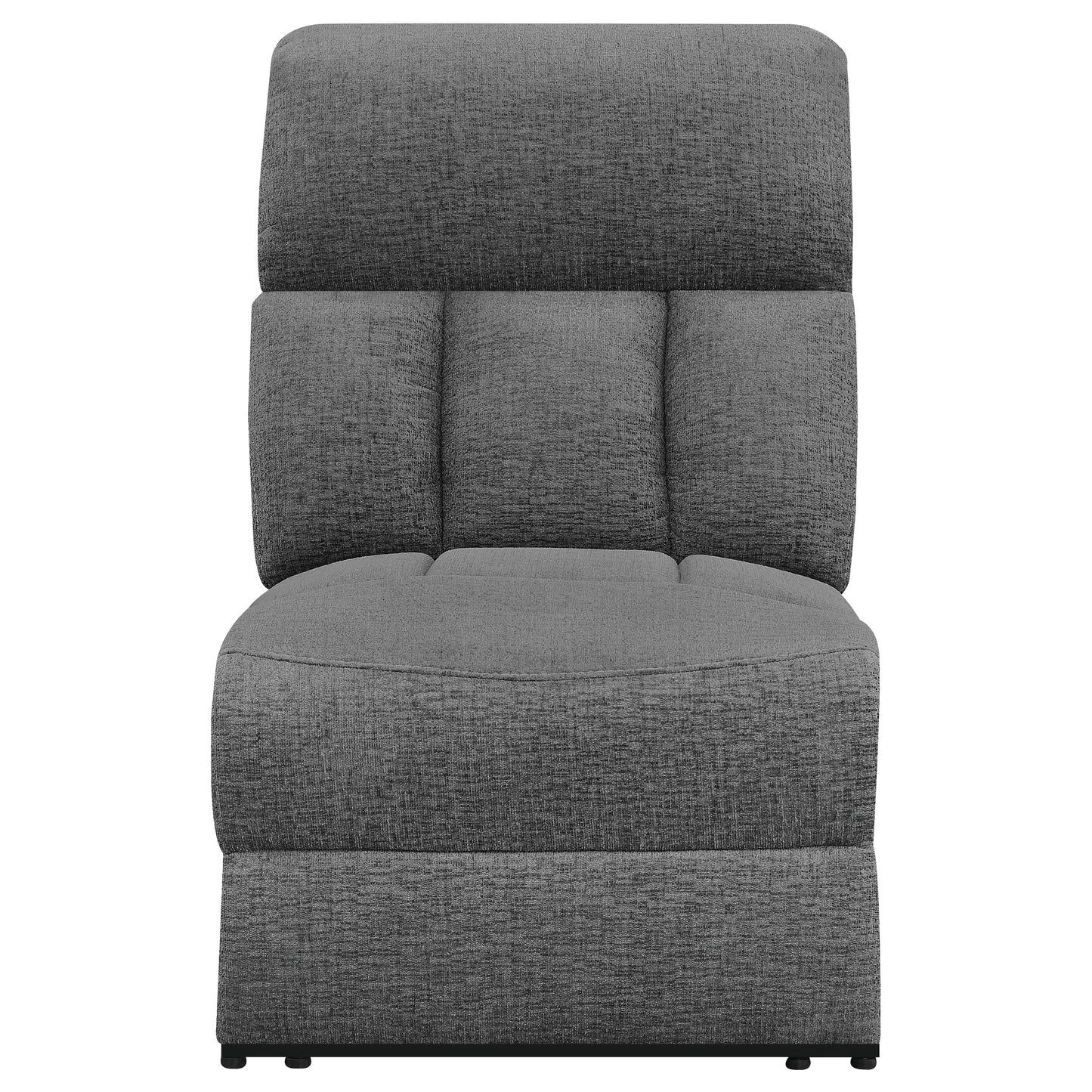 Bahrain 5-piece Upholstered Home Theater Seating Charcoal