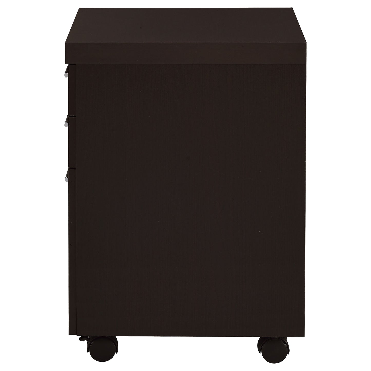 Skylar 3-drawer Mobile File Cabinet Cappuccino