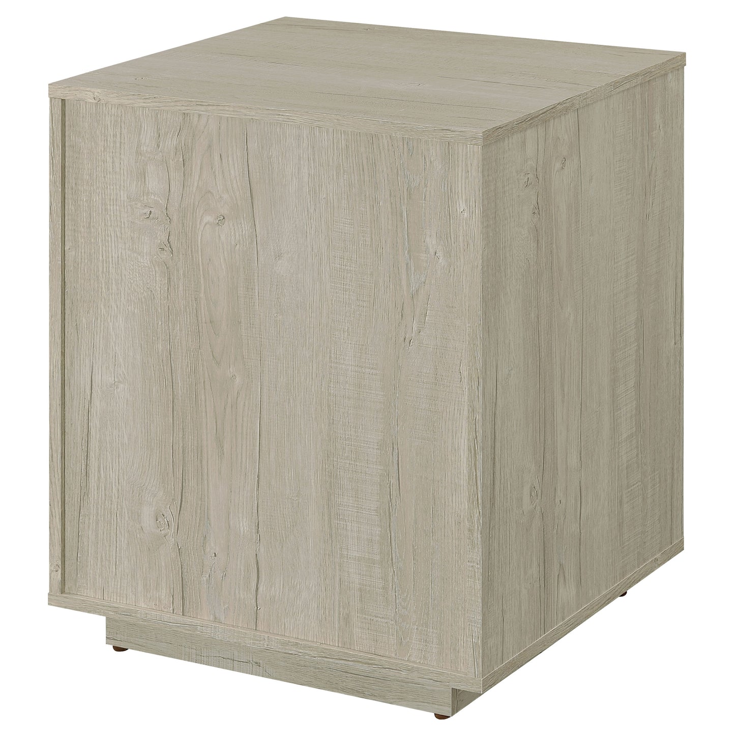 Loomis 3-drawer Square File Cabinet Whitewashed Grey