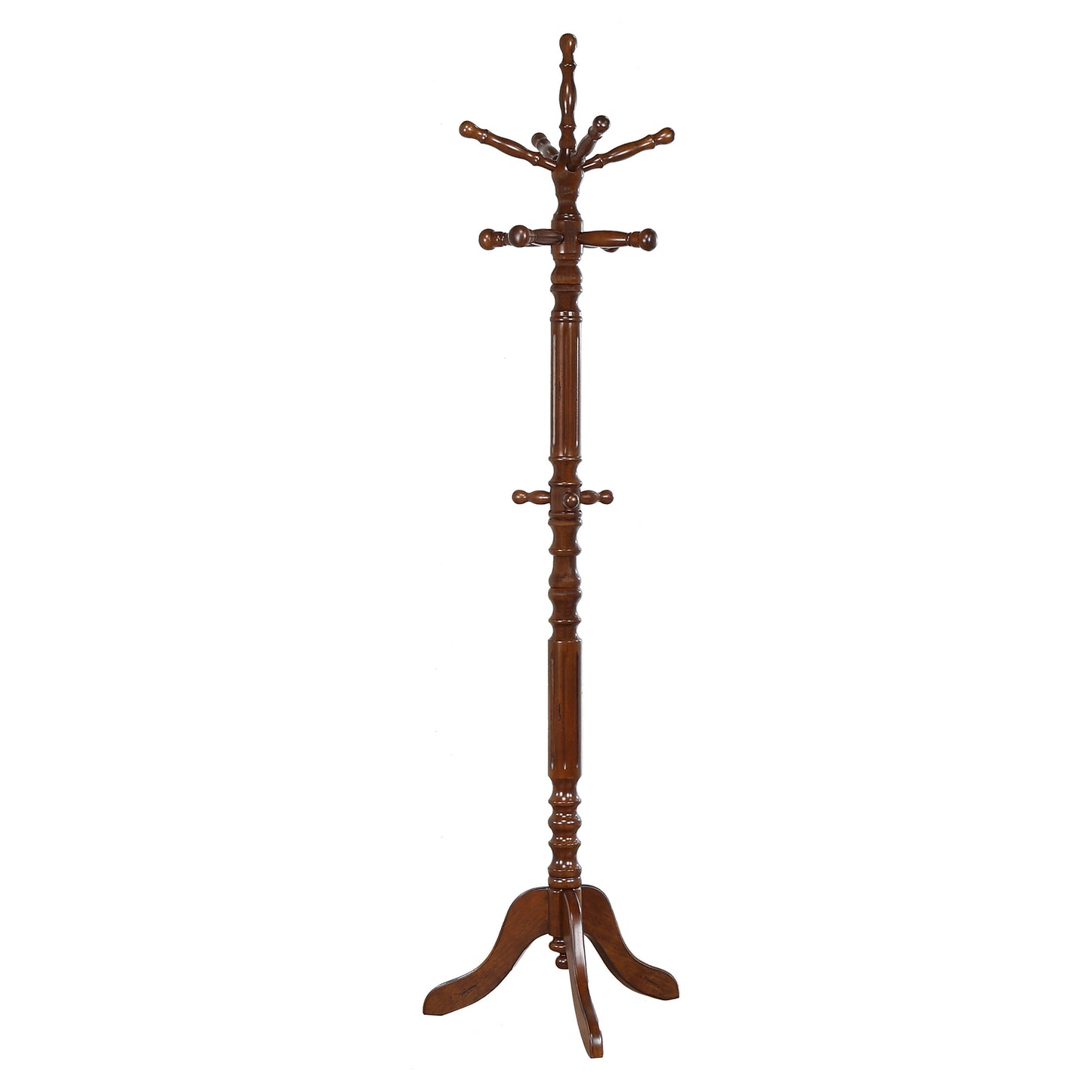 Achelle Coat Rack with 11 Hooks Tobacco