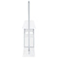 Risley 2-door Circular LED Wine Cabinet White High Gloss