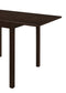 Kelso Rectangular 52-inch Extension Dining Table Cappuccino