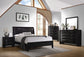 Briana 4-piece Eastern King Bedroom Set Black