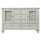 Sandy Beach 5-piece Eastern King Bedroom Set Cream White