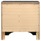 Miranda 3-drawer Nightstand Black