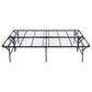 Mabel Metal Queen Mattress Support Platform Bed Black