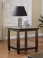 Dixon 1-shelf Square Wood End Table Espresso