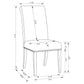 Florence 7-piece Round Dining Table Set Rustic Honey