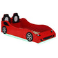 Cruiser Wood Twin LED Race Car Bed Red