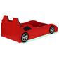 Cruiser Wood Twin LED Race Car Bed Red