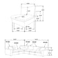 Lakeview 6-piece Upholstered Modular Sectional Sofa Ivory