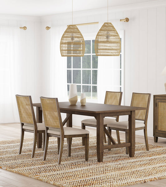 Matisse 5-piece Rectangular Dining Set Brown