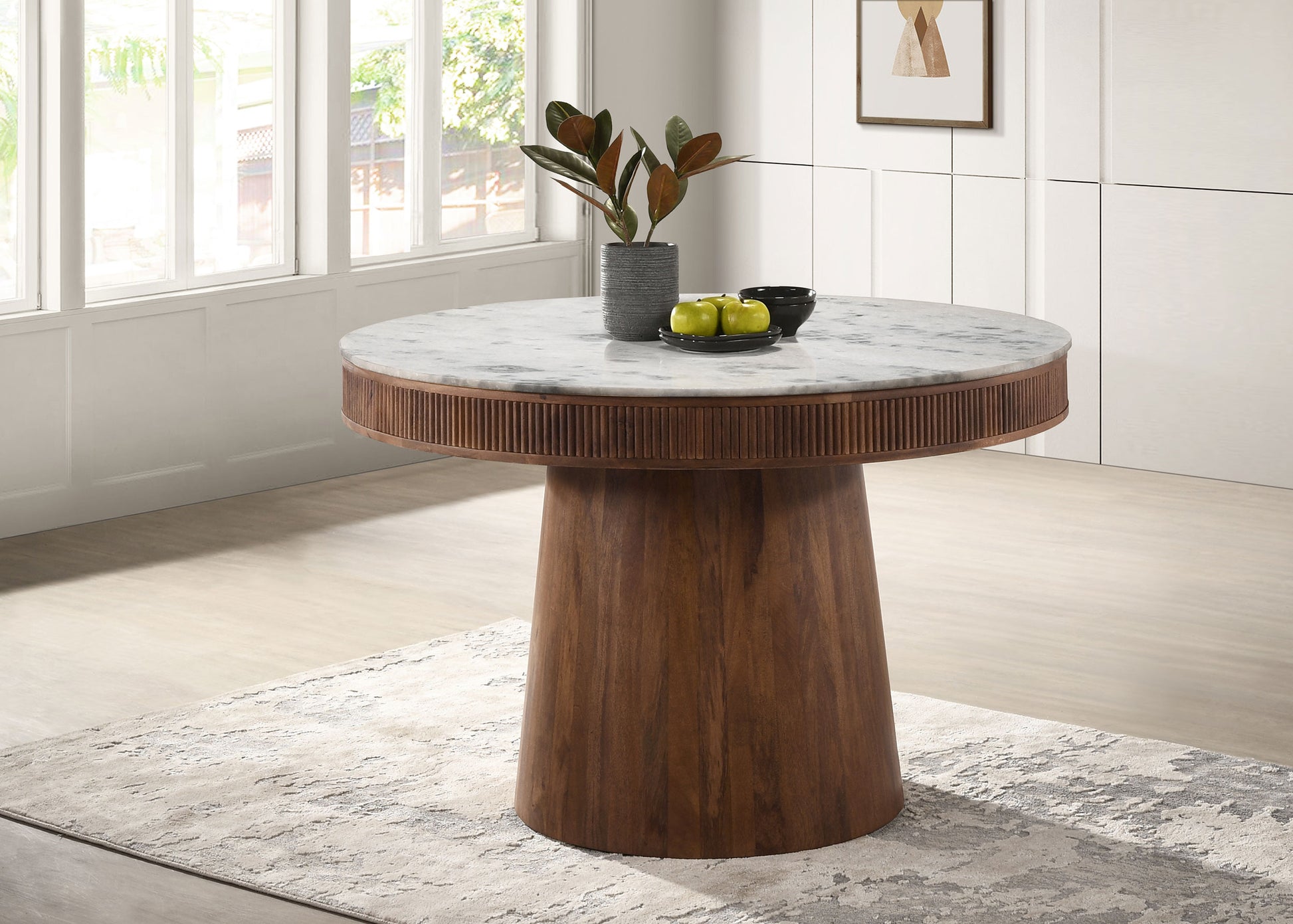 Marble top on wooden table sales
