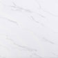 Venera Rectangular 79-inch Faux Marble Dining Table White