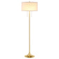 Elmira 65-inch Drum Shade Metal Floor Lamp Gold