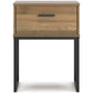 Deanlow Twin Panel Headboard with Dresser and Nightstand