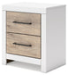 Charbitt Twin Panel Bed with Mirrored Dresser, Chest and Nightstand