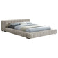 Trinity Upholstered Full Platform Bed Light Taupe