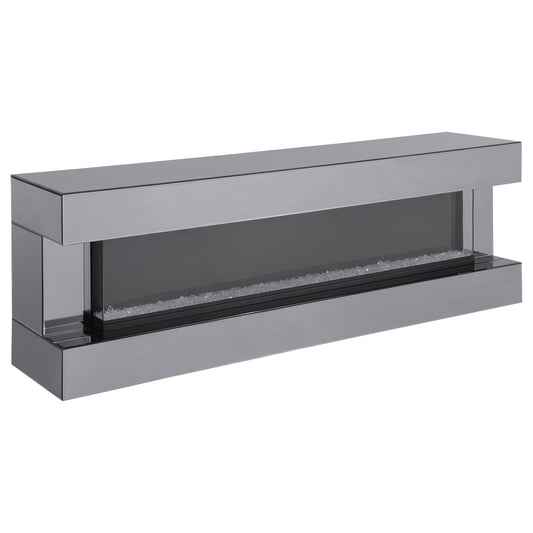 Vallerie 71-inch BT Speaker TV Stand Fireplace Console Grey