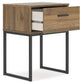 Deanlow Twin Platform Bed with Dresser and Nightstand
