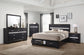 Miranda 3-drawer Nightstand Black