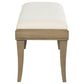 Revello Upholstered Bedroom Bed End Bench Washed Mango