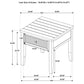 Concord 2-piece Coffee and End Table Set Distressed Java