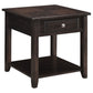 Bradford 2-piece Lift Top Coffee and End Table Set Walnut