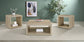 Frisco 3-piece Coffee and End Table Set Distressed Pine
