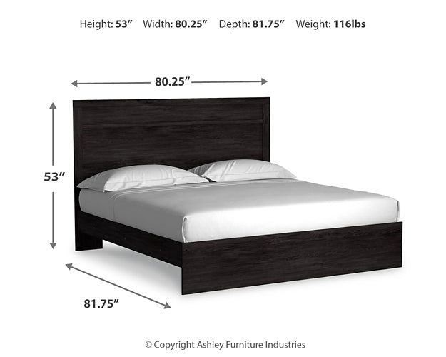 Belachime  Panel Bed