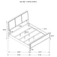 Arini 5-piece Eastern King Bedroom Set Cream and Black