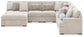 Cuddle Plush 6-Piece Sectional with Chaise