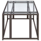 Adri 3-piece Coffee and End Table Set Black Nickel