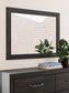 Hollivern Twin Panel Storage Bed with Mirrored Dresser