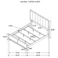 Gran Park 59-inch Eastern King Panel Bed Dark Cocoa
