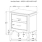 Revello 4-piece California King Bedroom Set Washed Mango